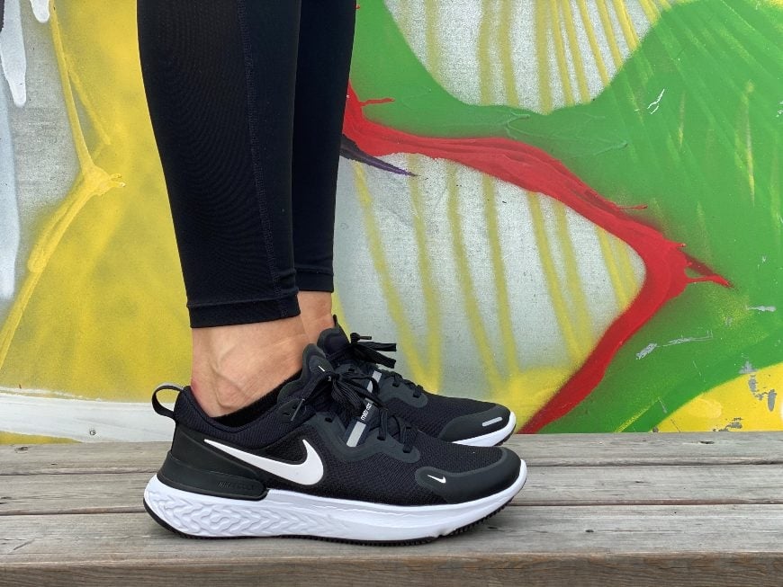 nike react miler flat feet